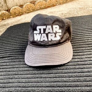*GUC* Star Wars Hat/Cap - Black w/White Embroidery - Good Amount Of Fading